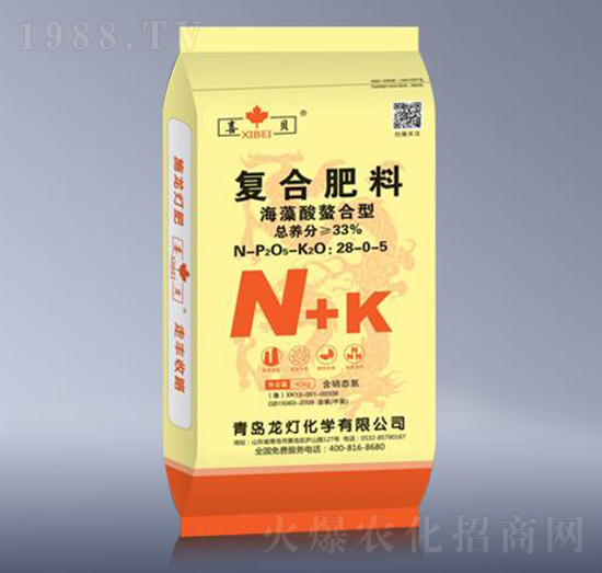 海藻螯合型復合肥料28-0-5-芬美-龍燈