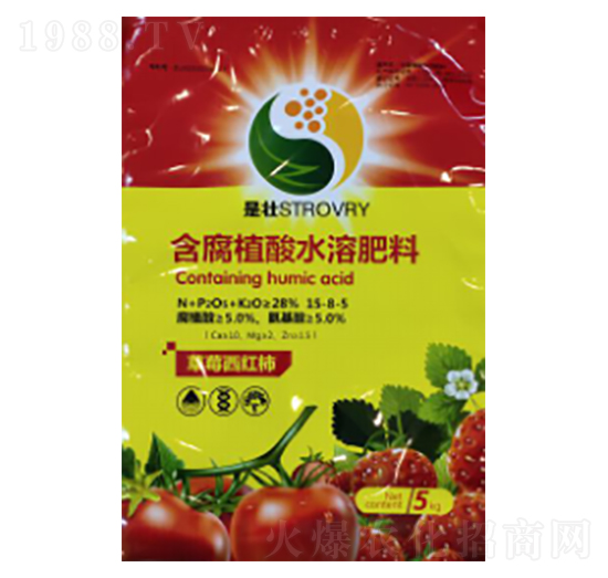 草莓西紅柿含腐植酸水溶肥料-施壯肥業(yè)