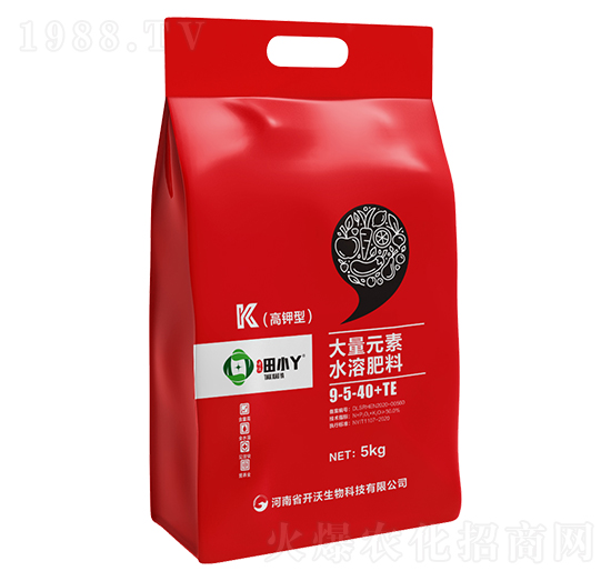 大量元素水溶肥料9-5-40+TE-田小丫-開沃生物