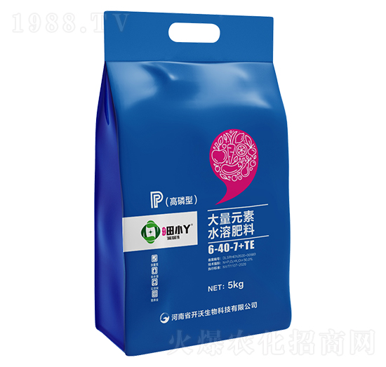 大量元素水溶肥料6-40-7+TE-田小丫-開沃生物
