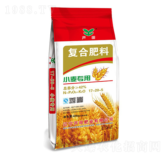 小麥專用脲甲醛復合肥料17-20-5-蘆田肥業(yè)