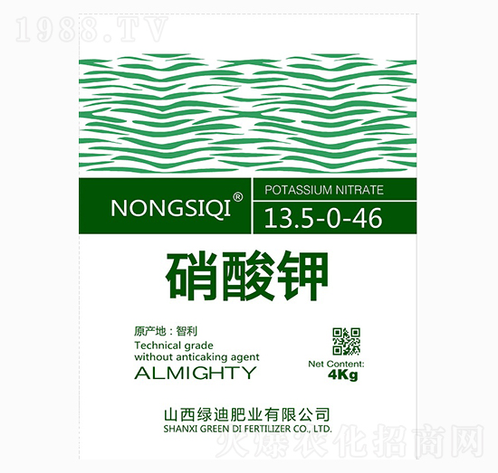 硝酸鉀13.5-0-46-綠迪