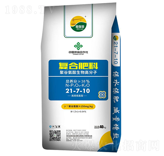 40KG復合肥料21-7-10-恒保田-富來地