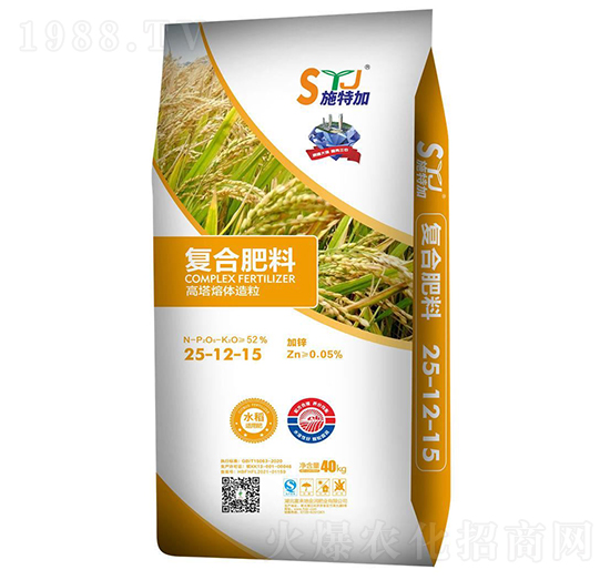 加鋅復(fù)合肥料20-5-15-施特加-富來地