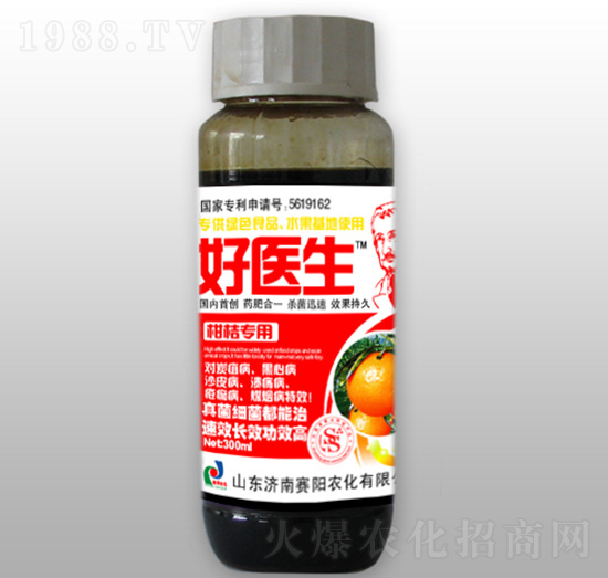 300ml柑桔專用抑菌調節(jié)劑-好醫(yī)生-賽陽農化