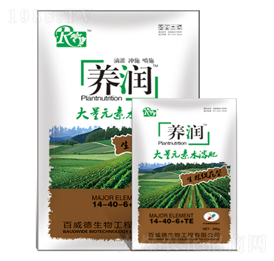 生根促花型大量元素水溶肥14-40-6+TE-養(yǎng)潤(rùn)-百威德