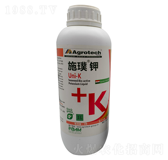 高含量海藻活性有機(jī)肽螯合鉀原液-施璞鉀-艾格泰克