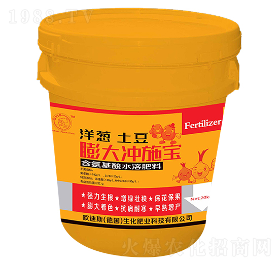 土豆洋蔥專(zhuān)用含氨基酸水溶肥料-膨大沖施寶-華創(chuàng)聯(lián)合