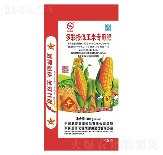 多彩摻混玉米專用肥28-6-6-中農(nóng)