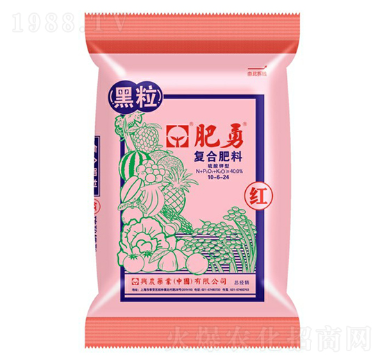 含腐植酸復(fù)合肥料10-6-24-紅肥勇-興農(nóng)百肥