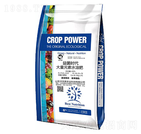 大量元素水溶肥15-10-25+TE-益菌時(shí)代-沃克萊