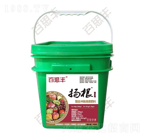 螯合沖施滴灌肥料-楊根-史耐豐