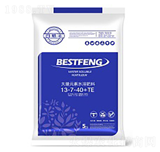 大量元素水溶肥料13-7-40+TE-史耐豐