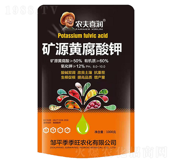 礦源黃腐酸鉀-農夫喜潤-季季旺