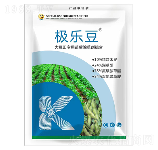 大豆田專(zhuān)用苗后除草劑組合-極樂(lè)豆-康普捷