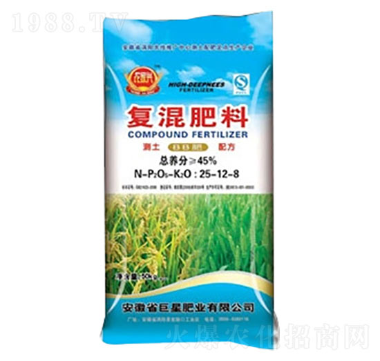 45%測土BB配方肥25-12-8-農家興