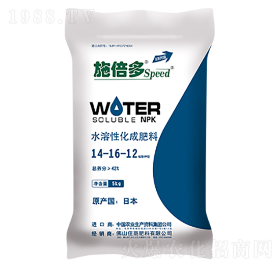 水溶性化成肥料14-16-12-施倍多-住商肥料