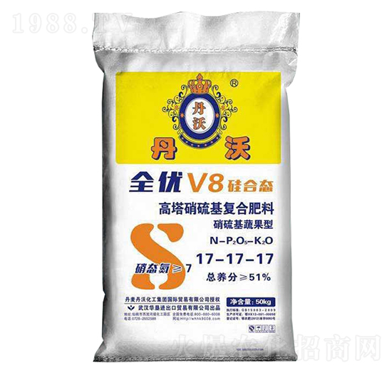 高塔硝硫基復(fù)合肥料17-17-17-丹沃-華墾