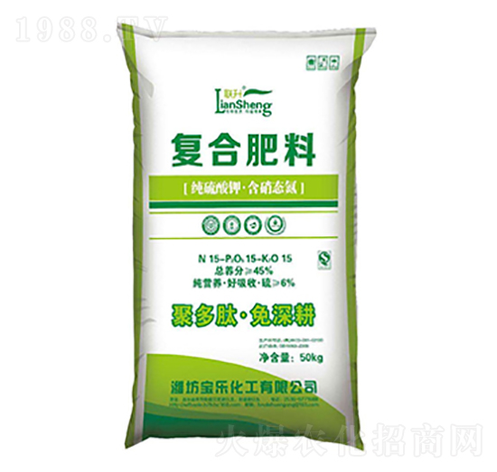 硫酸鉀復合肥料15-15-15-康樸生物