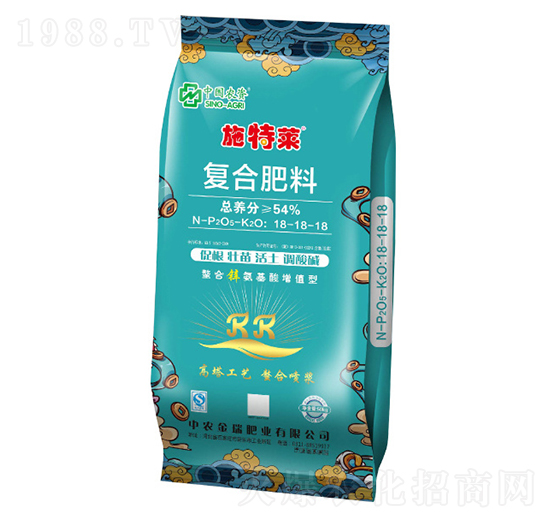 螯合鋅氨基酸增值型復合肥料18-18-18-施特萊-中農金瑞