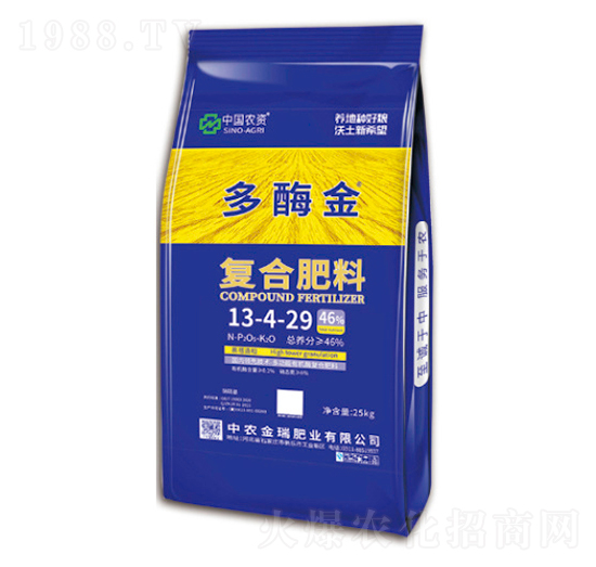 復合肥料13-4-29-多酶金-中農金瑞