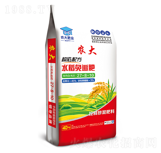 超級配方水稻免追肥27-8-10-農(nóng)郵肥業(yè)