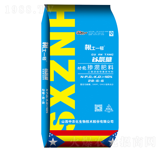 谷氨糖功能摻混肥料28-6-6-根土一號-中農化