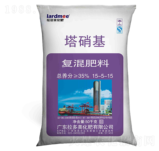 塔硝基復(fù)混肥料15-5-15-拉多美