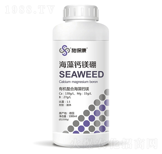 有機(jī)螯合海藻肥-海藻鈣鎂硼-施?？? style=