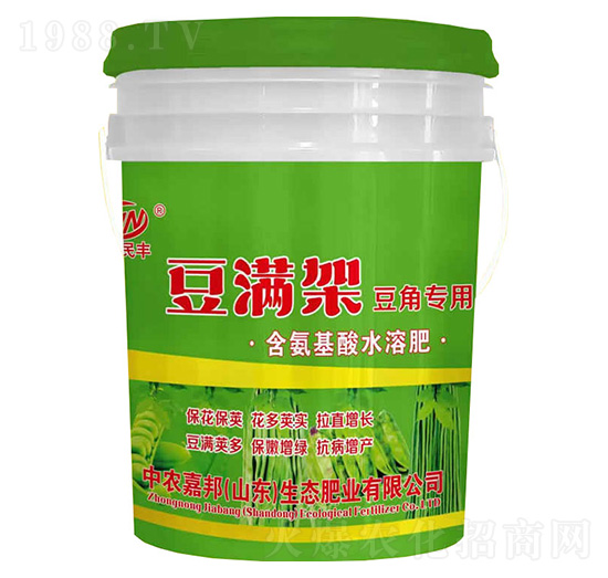 豆角專(zhuān)用含氨基酸水溶肥料-豆?jié)M架-中農(nóng)嘉邦