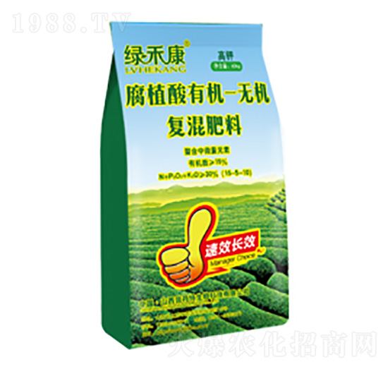 高鉀型腐植酸有機(jī)-無(wú)機(jī)復(fù)混肥料15-5-10-綠禾康-晉丹特