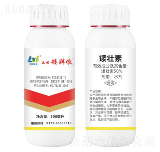 50%矮壯素-正世矮胖墩-寶典實業(yè)