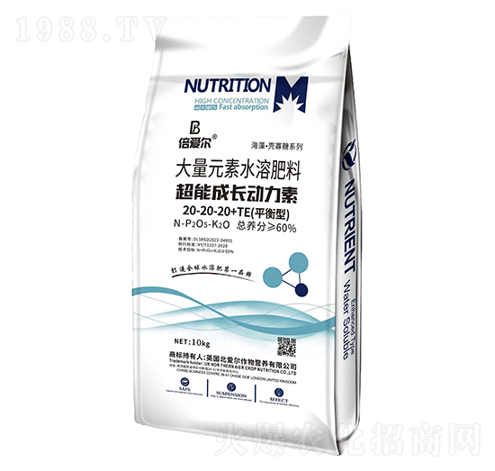 超能成長動力素大量元素水溶肥料-倍愛爾-北愛爾
