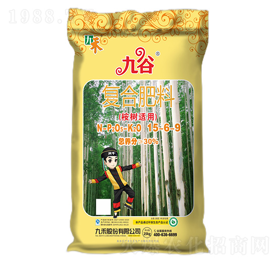 桉樹適用復(fù)合肥料15-6-9-九谷-九禾