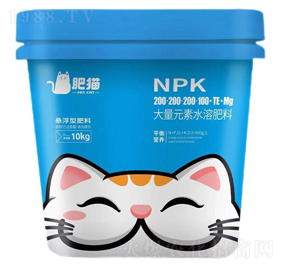 平衡營(yíng)養(yǎng)大量元素水溶肥料200-200-200-100+TE+Mg-肥貓