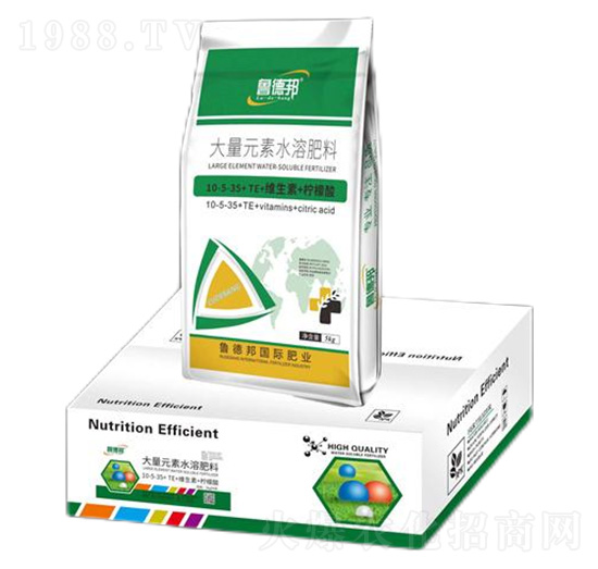 大量元素水溶肥料10-5-35+TE+維生素+檸檬酸-魯?shù)掳? style=