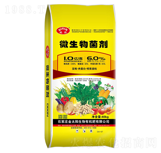 1億微生物菌劑（內(nèi)含阿維菌素基質(zhì)聚天門冬氨酸）-地欣-金太陽