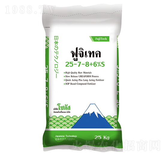 復合肥料25-7-8+6%S（馬來西亞、澳大利亞、泰國）-住商肥料