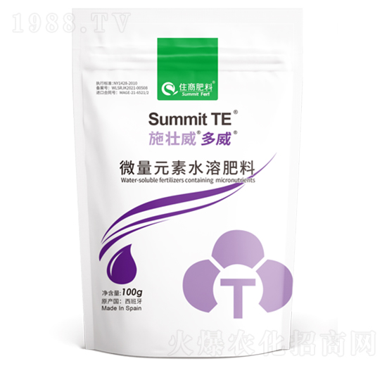 微量元素水溶肥100g-施壯威·多威-住商肥料