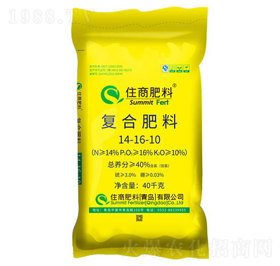 氯化鉀型復(fù)合肥料14-16-10-住商肥料