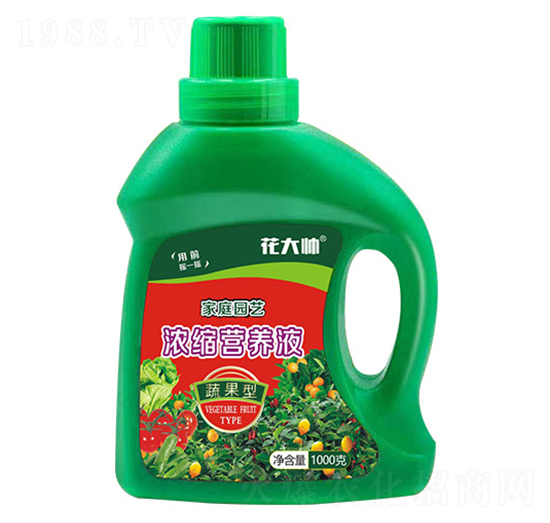 蔬果型家庭園藝濃縮營(yíng)養(yǎng)液-花大帥-綠沃肥業(yè)