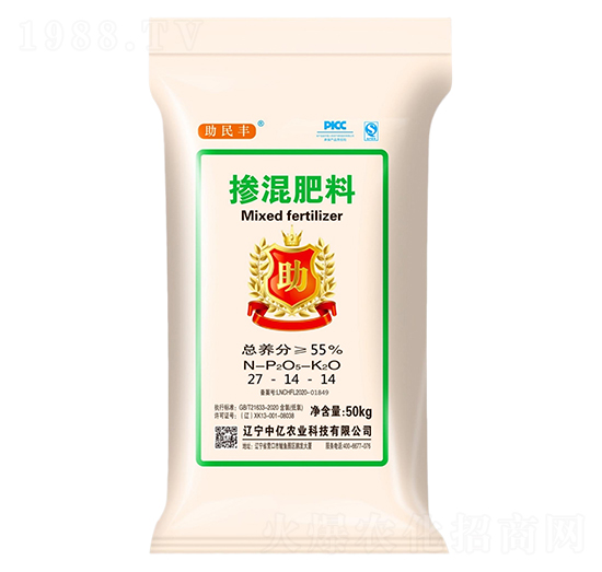 摻混肥料27-14-14-助民豐-中億農(nóng)業(yè)