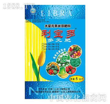 大量元素水溶肥料多元肥15-15-30+TE-一心化工