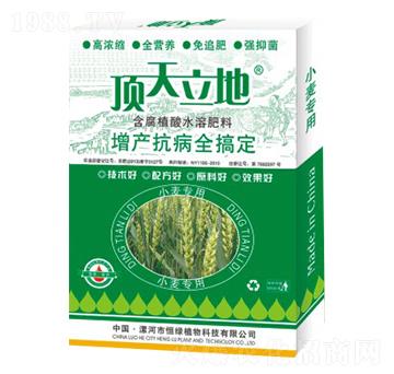 小麥專用含腐植酸水溶肥料-頂天立地-恒綠植物