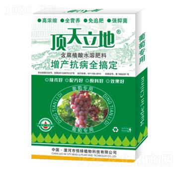 葡萄專用含腐植酸水溶肥料-頂天立地-恒綠植物