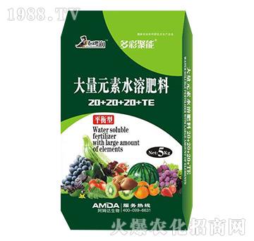 5kg平衡型大量元素水溶肥料20-20-20+TE-多彩聚能-阿姆達