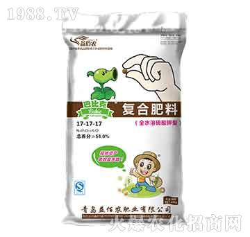 全水溶硫酸鉀型復(fù)合肥料17-17-17-巴比克-益佰農(nóng)