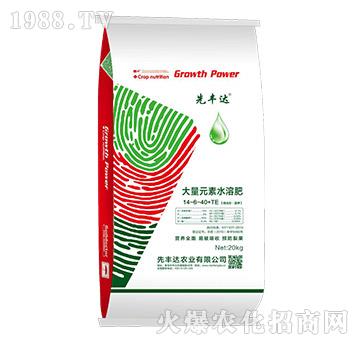 大量元素水溶肥料14-6-40+TE-先豐達(dá)