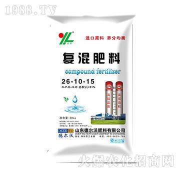 復混肥料26-10-15-龍昕-德爾沃
