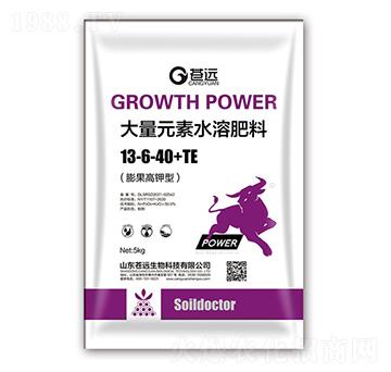 膨果高鉀型大量元素水溶肥13-6-40+TE-蒼遠生物